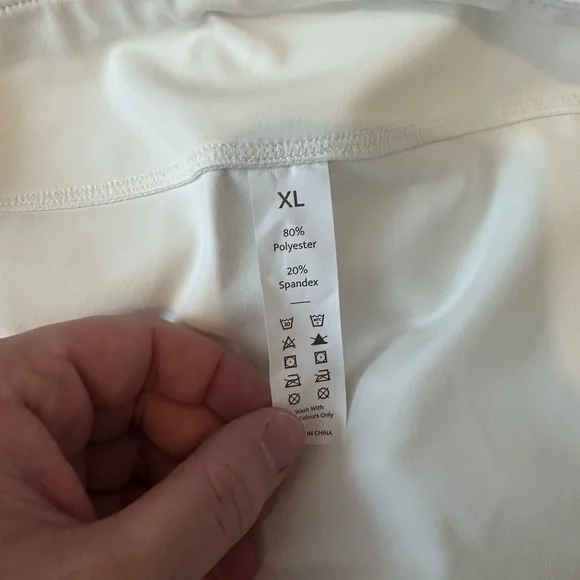 NWT white athletic Halara dress. Size XL - Picture 5 of 5